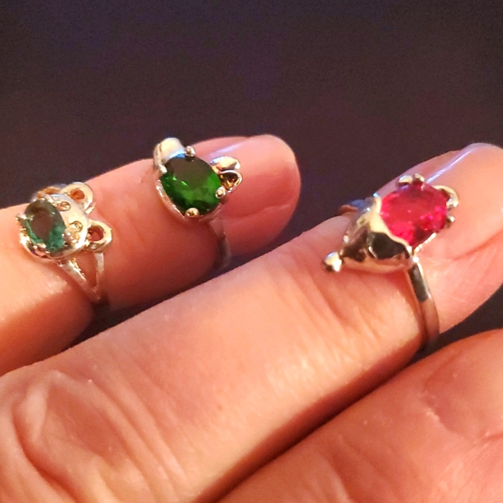 Little Girls Multi Size Ring Bundle (7) - image 3